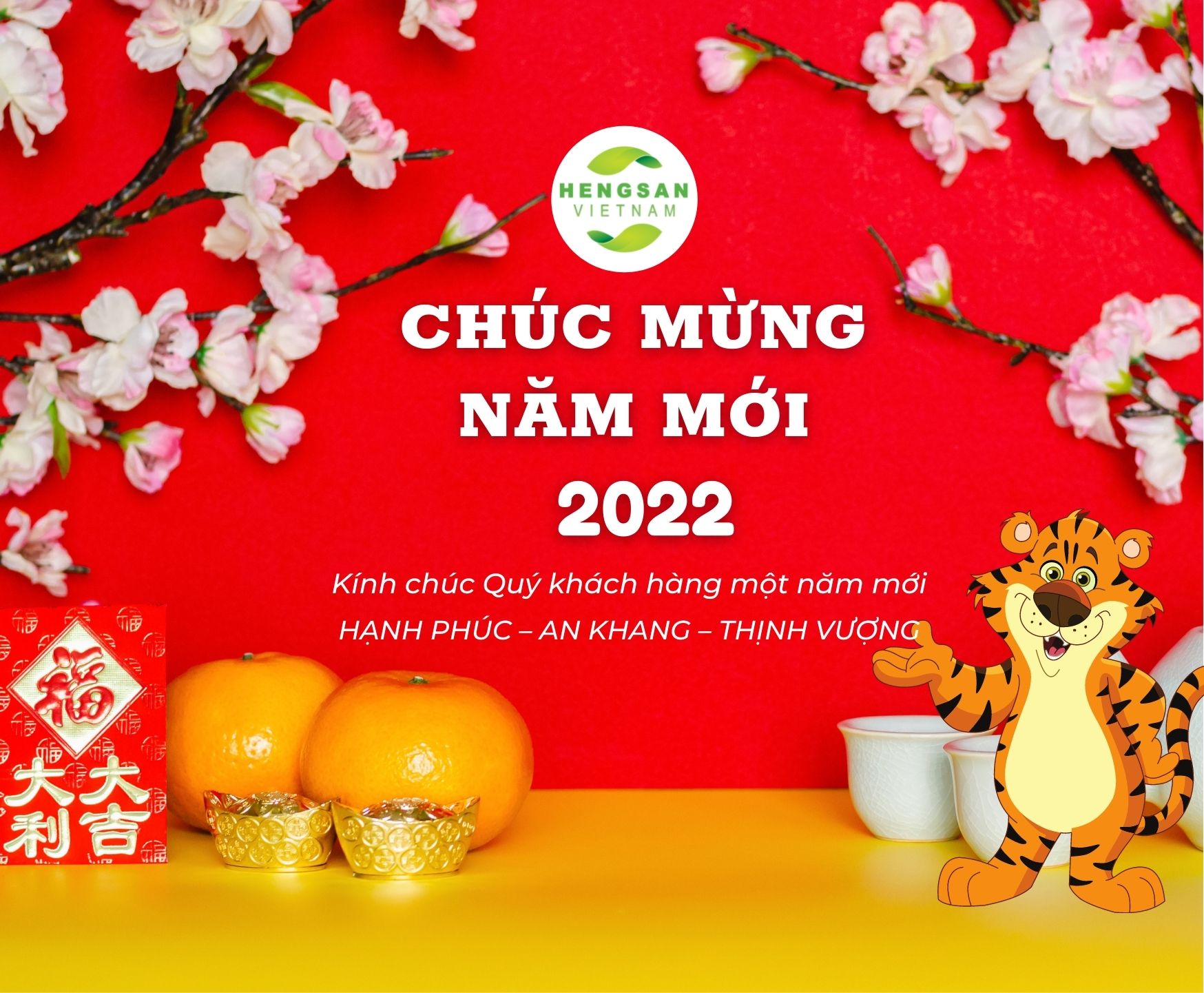 CHÚC MỪNG NĂM MỚI NHÂM DẦN 2022